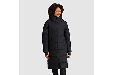 Image of Outdoor Research Coze Down Parka - Womens, Solid Black, Small, 2775891677006