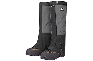 Image of Outdoor Research Crocodile Classic Gaiters - Womens, Storm/Black, Small, 3221951345006