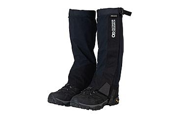 Image of Outdoor Research Crocodile Gaiters - Mens, Black, Small, 3224800001-S