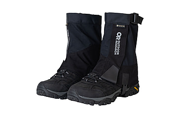 Image of Outdoor Research Crocodile Mid-Height Gaiters, Black, Large, 3224160001-L