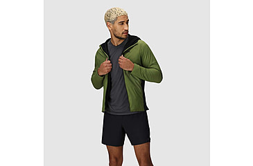 Image of Outdoor Research Deviator Hoodie - Mens, Willow/Black, Large, 3004650749008