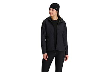 Image of Outdoor Research Deviator Hoodie - Womens, Solid Black, Small, 3004741677-S