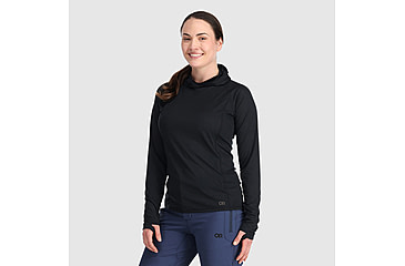 Image of Outdoor Research Echo Hoodie - Womens, Black, S, 2876550001006