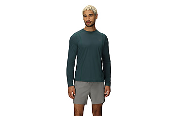 Image of Outdoor Research Echo Long Sleeve Tee - Mens, Douglas Fir, Medium, 2876272854-M