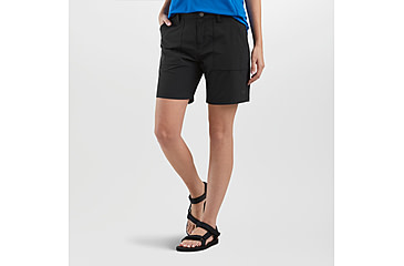 Image of Outdoor Research Ferrosi Shorts - Womens, 7in Inseam, Black, 8, 2876730001297