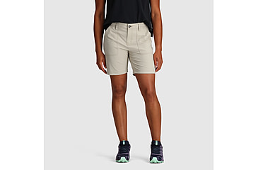 Image of Outdoor Research Ferrosi Shorts - Womens, 7in Inseam, Dark Sand, 6, 2876732287295