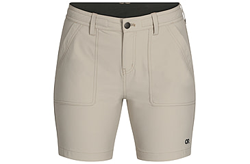 Image of Outdoor Research Ferrosi Shorts - Womens, 7in Inseam, Dark Sand, 6, 2876732287295