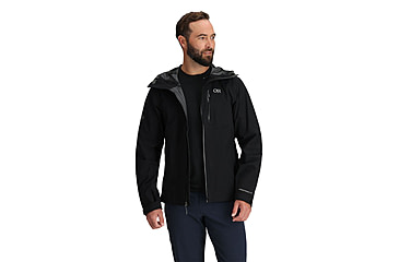 Image of Outdoor Research Foray 3L Jacket - Mens, Black, L, 3220880001008