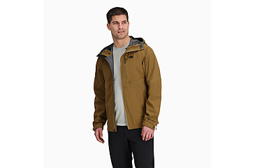 Image of Outdoor Research Foray 3L Jacket - Mens, Coyote, Small, 3220880014006