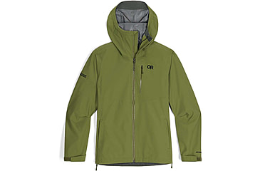 Image of Outdoor Research Foray 3L Jacket - Mens, Green, Extra Large, 3220880737009
