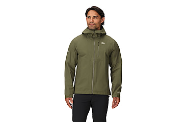 Image of Outdoor Research Foray 3L Jacket - Mens, Ranger Green, Extra Large, 3220882288009