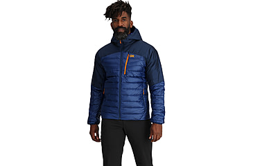 Image of Outdoor Research Helium Down Hoodie Jacket - Mens, Cenote, M, 2775722650007