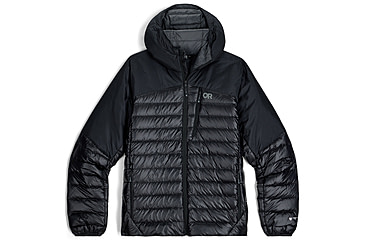 Image of Outdoor Research Helium Down Hoodie - Mens, Solid Black, Large, 2775721677008