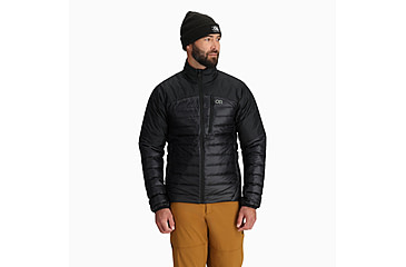 Image of Outdoor Research Helium Down Jacket - Mens, Black, Large, 3220950001008