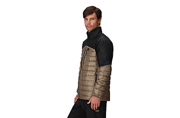 Image of Outdoor Research Helium Down Jacket - Mens, Sable/Black, Large, 3220952957008