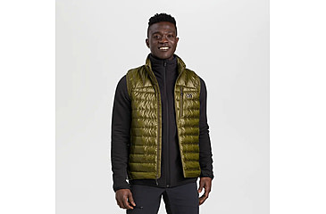 Image of Outdoor Research Helium Down Vest - Mens, Loden, Small, 2775741943-S