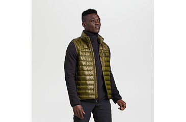 Image of Outdoor Research Helium Down Vest - Mens, Loden, Small, 2775741943-S