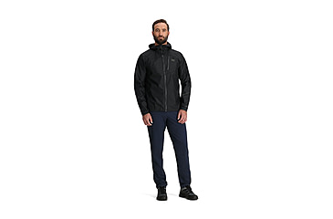 Image of Outdoor Research Helium Rain Jacket - Mens, Black, S, 3224020001006