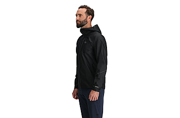 Image of Outdoor Research Helium Rain Jacket - Mens, Black, S, 3224020001006
