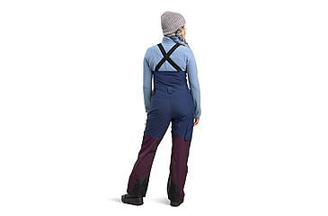 Image of Outdoor Research MT Baker Storm Bibs - Womens, Elk/Naval Blue, Extra Small, 2832102053005