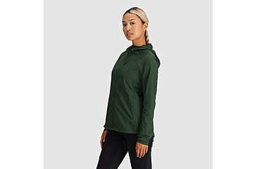Image of Outdoor Research Shadow Wind Hoodie - Womens, Grove, L, 3009002445008