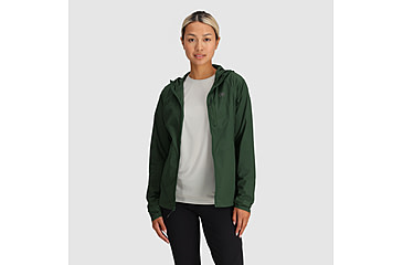 Image of Outdoor Research Shadow Wind Hoodie - Womens, Grove, L, 3009002445008