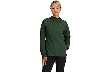 Image of Outdoor Research Shadow Wind Hoodie - Womens, Grove, L, 3009002445008