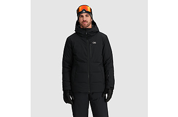 Image of Outdoor Research Snowcrew Down Jacket - Mens, Black, Extra Large, 3004610001009