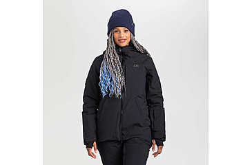 Image of Outdoor Research Snowcrew Jacket - Womens, Black, Large, 2832050001008