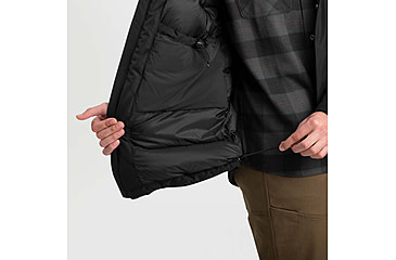 Image of Outdoor Research Stormcraft Down Parka - Mens, Black, Small, 2831890001006