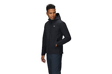 Image of Outdoor Research Ultima Softshell Hoodie - Mens, Black, Small, 3224080001-S