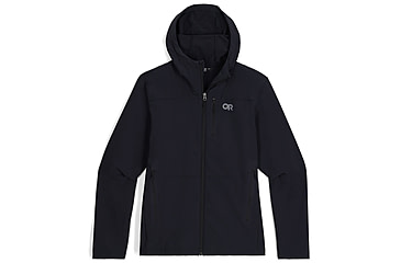 Image of Outdoor Research Ultima Softshell Hoodie - Mens, Black, Small, 3224080001-S
