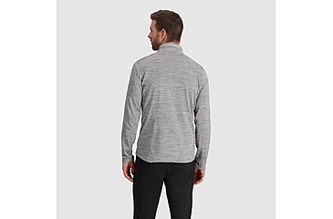 Image of Outdoor Research Vigor Grid Fleece Half Zip - Mens, Grey Heather, 2XL, 3005011050010