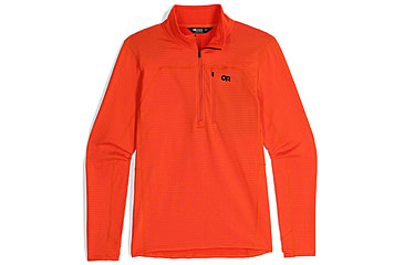 Image of Outdoor Research Vigor Grid Fleece Half Zip - Mens, Spice, Large, 3005012448008