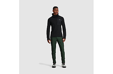 Image of Outdoor Research Vigor Grid Fleece Pullover Hoodie - Mens, Black, Large, 3005020001008