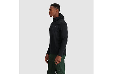 Image of Outdoor Research Vigor Grid Fleece Pullover Hoodie - Mens, Black, Large, 3005020001008