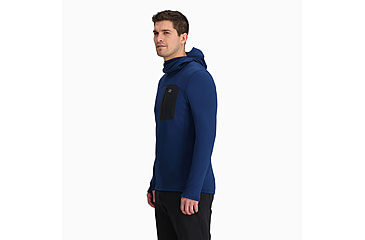 Image of Outdoor Research Vigor Grid Fleece Pullover Hoodie - Mens, Cenote, Small, 3005022650006