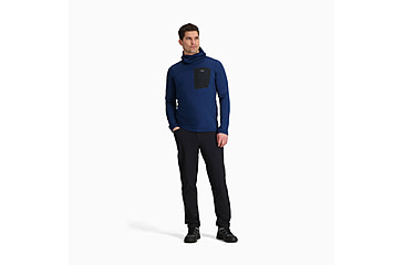 Image of Outdoor Research Vigor Grid Fleece Pullover Hoodie - Mens, Cenote, Small, 3005022650006