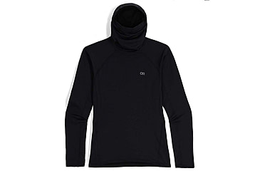 Image of Outdoor Research Vigor Grid Fleece Pullover Hoodie - Womens, Black, Small, 3005250001006