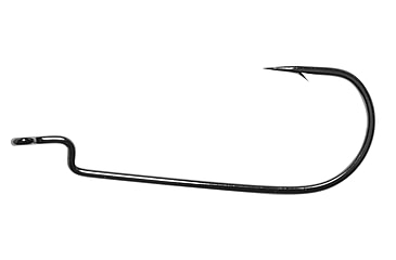 Image of Owner Hooks All Purpose Worm Hook, Black Chrome, 3/0, 5191-131