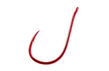 Image of Owner Hooks Mosquito Hook, Red, 6, 5177-053