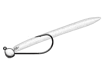 Image of Owner Hooks Stick Bait Shaky Head - Natural, 5/0 - 3/8 oz., 4156-065
