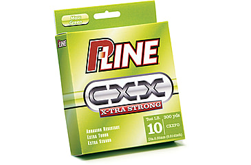 Image of P-Line CXX X-Tra Strong Mono Filler Spool 2lb 300yd Moss Green, CXXFG-2