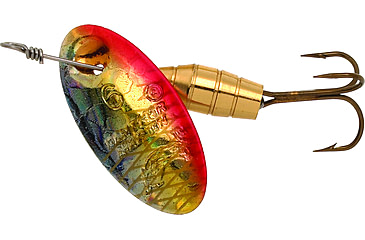 Image of Panther Martin Holographic Deluxe In-Line Spinner #4, 1/8oz, Holographic Gold &amp; Orange, 4PMHD-GOH