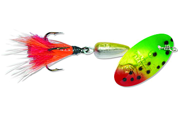 Image of Panther Martin Holographic Fly In-Line Spinner, #2 1/16oz, Firetiger &amp; Orange Red, 2PMHF-FTOR