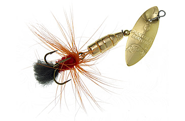 Image of Panther Martin Willow Strike Metal Fly Size 2 Gold And Orange, 2PMWSMF-GO