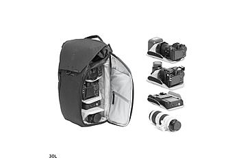 Image of Peak Design Everyday 30 Liters Zip Backpack, Black, BEDB-30-BK-2