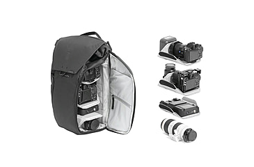 Image of Peak Design Everyday V2 Backpack, 30 Liters, Black, BEDB-30-BK-3