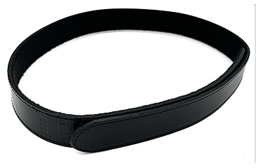 Image of Perfect Fit 1.5in Finest Leather Belt w/ 8in Velcro, Plain, Black, Large, 7002-LG