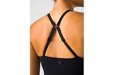 Image of prAna Chakara Crop Top - Womens, Black, Small, 1972231-001-S